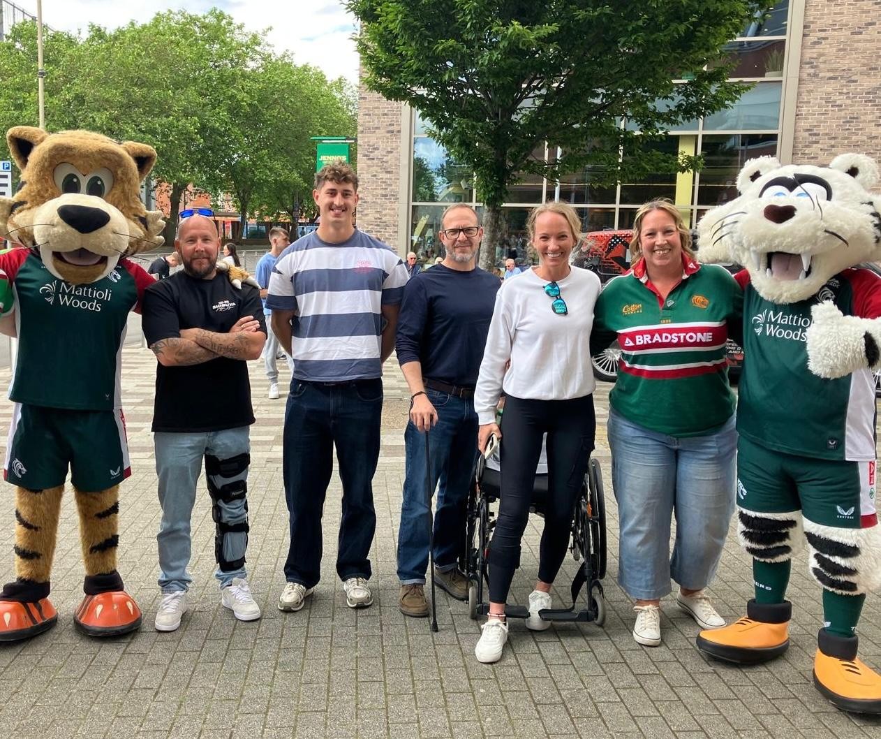 STUBS guests at a Leicester Tigers match